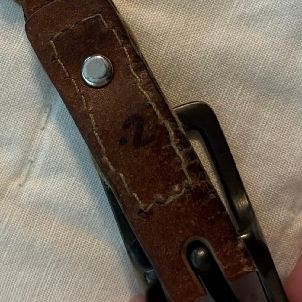 🌻 2/$20 Leather Belt Braided Brown Womens Celtic Variable Sizing - Picture 5 of 5